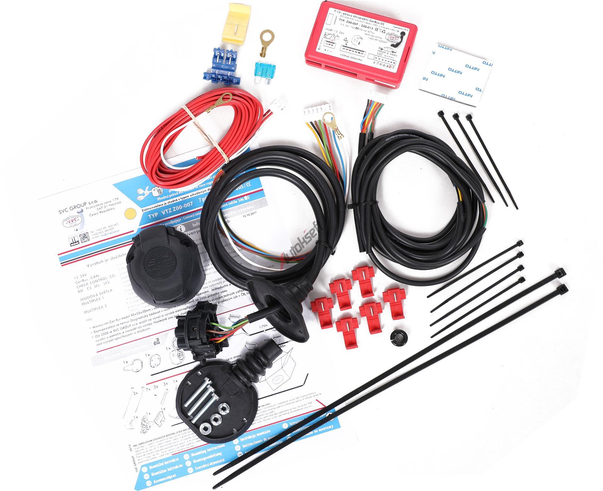 Elektrická sada tažné zařízení SVC Univerzální elektroinstalace, SV