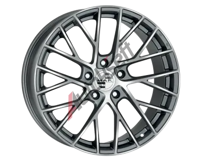 MAK Monaco Gun Metallic Mirror