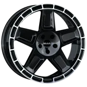 MAK Trek Gloss Black Mirror Ring