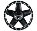 MAK Trek Gloss Black Mirror Ring