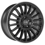 Rally Desert Matt Black + Silver Lettering + Diamond Lip 8x18 (5x120 ET45) 65,1