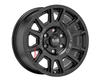 OZ Rally Legend Matt Black + Dark Lettering