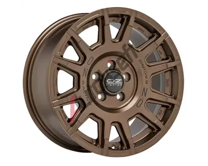 OZ Rally Legend Matt Bronze + Black Lettering
