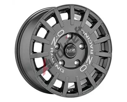 OZ Rally Racing Van Dark Graphite + Silver Lettering