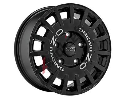 OZ Rally Racing VAN Matt Black + Silver Lettering