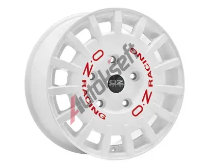 OZ Rally Racing Van Race White + Red Lettering
