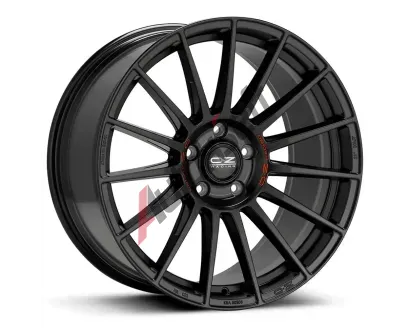 OZ Superturismo Dakar Matt Black + Red Lettering