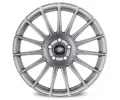 OZ Superturismo Dakar Matt Race Silver + Black Lettering
