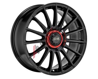 OZ Superturismo Evoluzione Gloss Black + Red Lettering