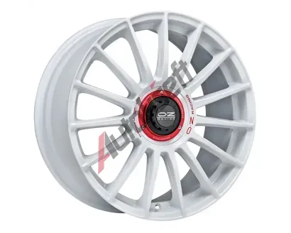 OZ Superturismo Evoluzione WRC Race White + Red Lettering