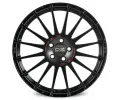 OZ Superturismo GT Matt Black + Red Lettering