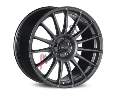 OZ Superturismo LM Matt Graphite + Silver Lettering