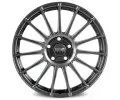 OZ Superturismo LM Matt Graphite + Silver Lettering
