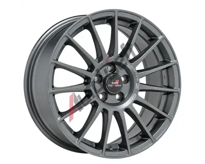OZ Superturismo TGR-WRT Matt Graphite + Silver Lettering