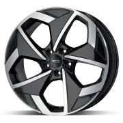 P104 Black Polished 8x19 (5x112 ET45) 57,1