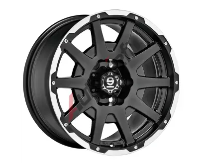 Sparco Dakar Matt Black + Black Rivet