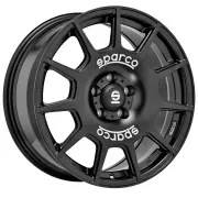 Terra Matt Black + White Lettering 7,5x17 (5x100 ET48) 63,4