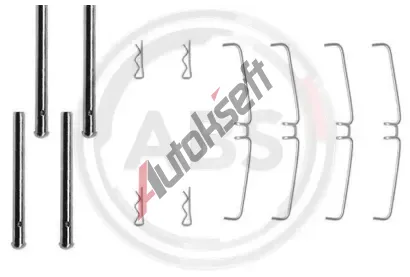 A.B.S. Sada psluenstv obloen kotouov brzdy ABS 0907Q, 0907Q