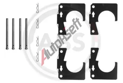 A.B.S. Sada psluenstv obloen kotouov brzdy ABS 0914Q, 0914Q