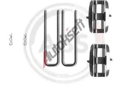 A.B.S. Sada příslušenství obložení kotoučové brzdy ABS 0961Q, 0961Q A.B.S. Sada příslušenství obložení kotoučové brzdy ABS 0961Q, 0961Q