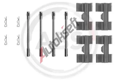 A.B.S. Sada psluenstv obloen kotouov brzdy ABS 0967Q, 0967Q
