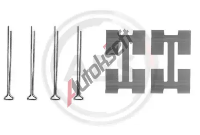 A.B.S. Sada psluenstv obloen kotouov brzdy ABS 0972Q, 0972Q