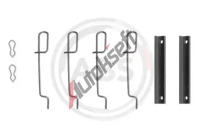 A.B.S. Sada psluenstv obloen kotouov brzdy ABS 0992Q, 0992Q