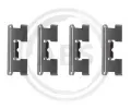 Sada psluenstv obloen kotouov brzdy A.B.S. ‐ ABS 1017Q
