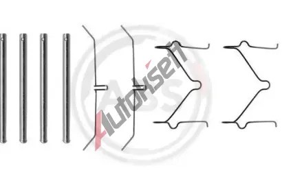 A.B.S. Sada psluenstv obloen kotouov brzdy ABS 1050Q, 1050Q