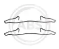 Sada psluenstv obloen kotouov brzdy A.B.S. ‐ ABS 1057Q