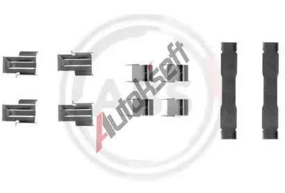 A.B.S. Sada psluenstv obloen kotouov brzdy ABS 1071Q, 1071Q