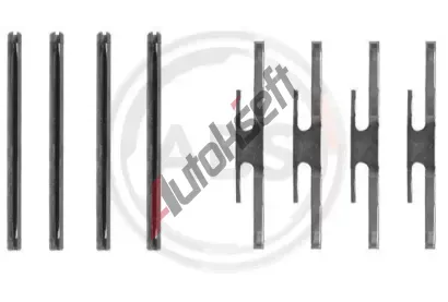 A.B.S. Sada psluenstv obloen kotouov brzdy ABS 1072Q, 1072Q