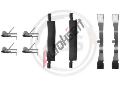 A.B.S. Sada příslušenství obložení kotoučové brzdy ABS 1079Q, 1079Q A.B.S. Sada příslušenství obložení kotoučové brzdy ABS 1079Q, 1079Q