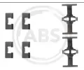 Sada psluenstv obloen kotouov brzdy A.B.S. ‐ ABS 1092Q