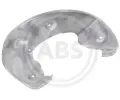 Ochrann plech proti neistotm brzdovho kotoue A.B.S. ‐ ABS 11131