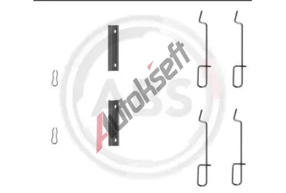A.B.S. Sada psluenstv obloen kotouov brzdy ABS 1125Q, 1125Q