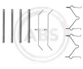 Sada psluenstv obloen kotouov brzdy A.B.S. ‐ ABS 1129Q