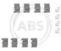 Sada psluenstv obloen kotouov brzdy A.B.S. ‐ ABS 1133Q