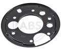 Ochrann plech proti neistotm brzdovho kotoue A.B.S. ‐ ABS 11406