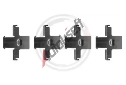 A.B.S. Sada psluenstv obloen kotouov brzdy ABS 1157Q, 1157Q