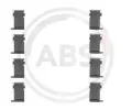 Sada psluenstv obloen kotouov brzdy A.B.S. ‐ ABS 1162Q
