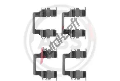 A.B.S. Sada psluenstv obloen kotouov brzdy ABS 1164Q, 1164Q