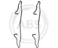 Sada psluenstv obloen kotouov brzdy A.B.S. ‐ ABS 1186Q