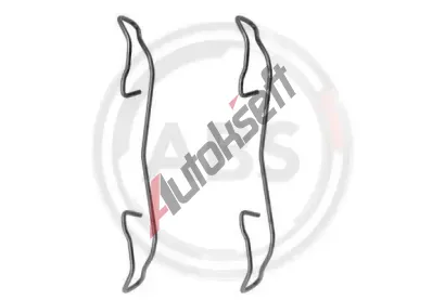 A.B.S. Sada psluenstv obloen kotouov brzdy ABS 1187Q, 1187Q