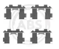 Sada psluenstv obloen kotouov brzdy A.B.S. ‐ ABS 1205Q