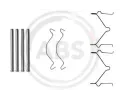 Sada psluenstv obloen kotouov brzdy A.B.S. ‐ ABS 1209Q