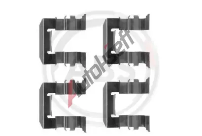 A.B.S. Sada psluenstv obloen kotouov brzdy ABS 1212Q, 1212Q
