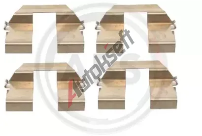 A.B.S. Sada psluenstv - obloen kotouov brzdy ABS 1232Q, 1232Q