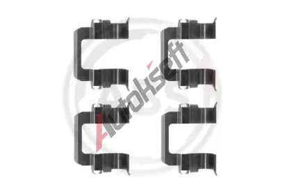 A.B.S. Sada psluenstv obloen kotouov brzdy ABS 1252Q, 1252Q