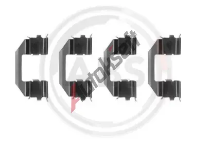 A.B.S. Sada psluenstv obloen kotouov brzdy ABS 1258Q, 1258Q